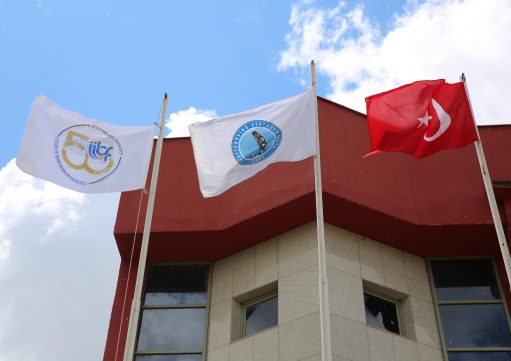 The 50th anniversary flag of our faculty was raised with the participation of Rector Prof. Dr. Mehmet Karakaş.