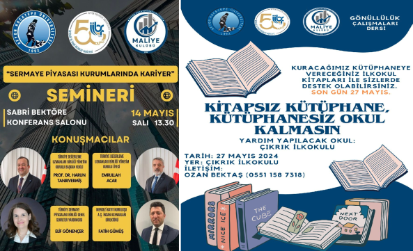Activities to be organized with the Finance Club for the 50th anniversary of our faculty