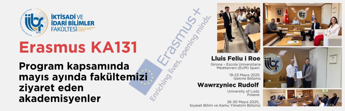 Fakültemize, Erasmus+ KA131 Kapsamında Uluslararası Akademisyen Ziyaretleri Gerçekleştirildi.