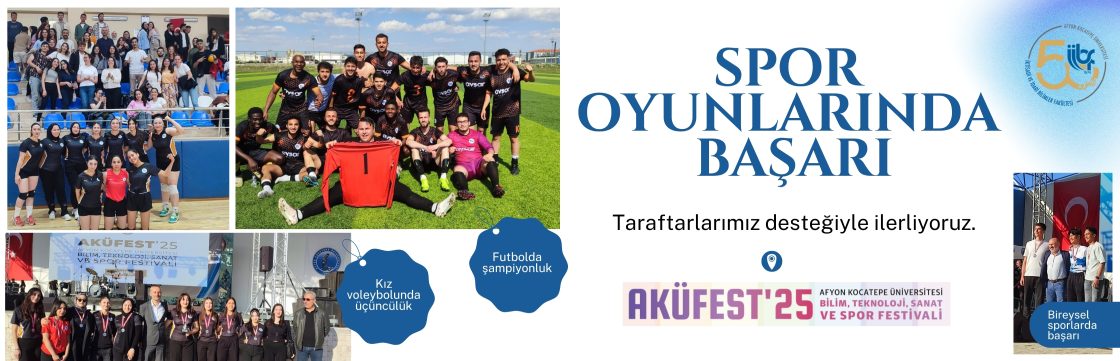 🎉 AKÜ Spor Oyunlarında İİBF Spor Takımlarımız Madalya ve Kupalarını Aldılar! ⚽🏐