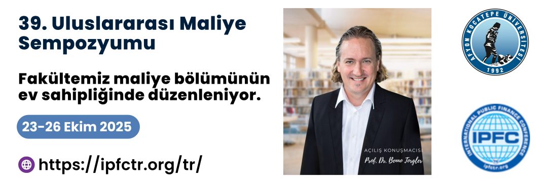 39. Uluslararası Maliye Sempozyumu Duyurusu
