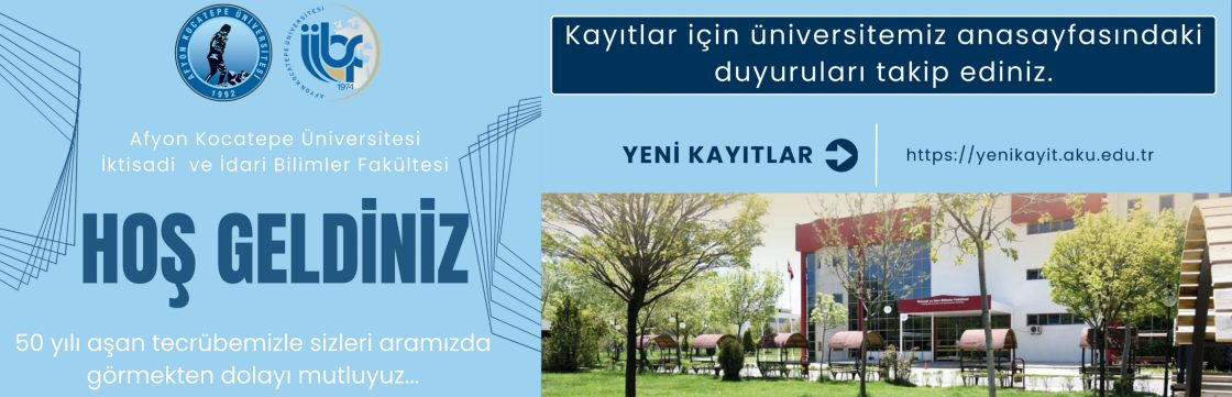 Fakültemize Yeni Yerleşen Öğrencilerin Dikkatine!
